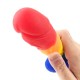 Rainbow Hugecock Dildo Lesbian Sex Toy Rainbow Hugecock Dildo Lesbian Sex Toy
