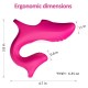 Silicone Finger Button Holder Fingertip Vibrator Female Masturbator Erotic Products