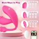 Combination App and Remote Control of Wearable Panty Vibrator and G Spot Vibrator Adult Sex Toys & Games for Women