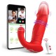 Thrusting G Spot Dildo App＆Remote Control Vibrator Wearable Panty Vibrator for Women