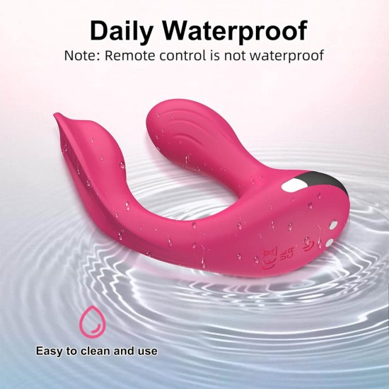Dual Stimulation APP with Remote Control Clitoris Vibrators with 9+9 Strong Vibrations
