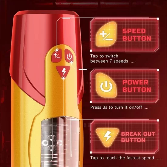 Automatic Masturbator Cup with 7 Rotating & 3 Thrusting Mode Realistic Pocket Pussy Adult Sex Toy Automatic Masturbator Cup with 7 Rotating & 3 Thrusting Mode Realistic Pocket Pussy Adult Sex Toy