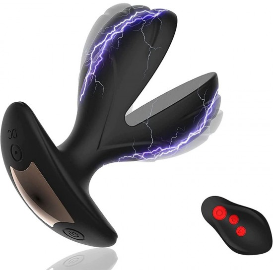 Electric Shock Pulse Vibrating Butt Plug Prostate Massager Anal Sex Toys India