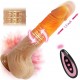 8.6 Inch Thrusting Liquid Silicone Dildo with 10 Vibration & Heat 3 Rotation & Speed