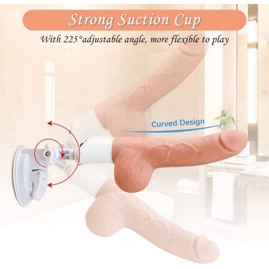 Thrusting Realistic Dildo with 7 Vibrating Modes