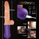 Handle Vibrating Dildo 10 Vibrating 6 Telescopic Realistic Glans Women Masturbating India