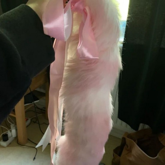 Six tails Fox Tail Cosplay Anime Sexy Cute Animal Furry Mature Fox Tail Butt Plug Real Fox Tail White