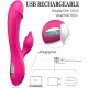 G Spot Rabbit Vibrator with Tongue Tickler 7 Vibration Sex Toys for Women India