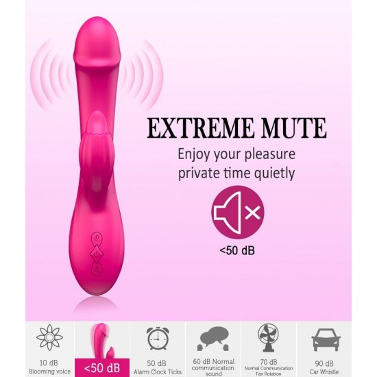 G Spot Rabbit Vibrator with Tongue Tickler 7 Vibration Sex Toys for Women India