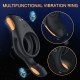 10 Vibration Modes Penis Ring for Men Medical Silicone Waterproof Sex Toys for Adult Couples Black 10 Vibration Modes Penis Ring for Men Medical Silicone Waterproof Sex Toys for Adult Couples Black