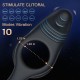 10 Vibration Modes Penis Ring for Men Medical Silicone Waterproof Sex Toys for Adult Couples Black 10 Vibration Modes Penis Ring for Men Medical Silicone Waterproof Sex Toys for Adult Couples Black