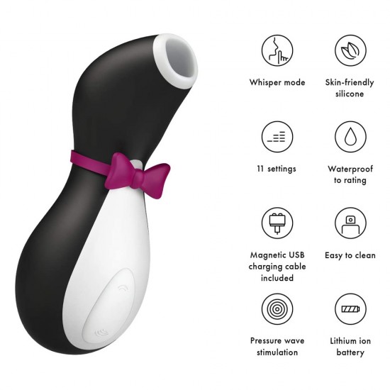 Satisfyer Pro Penguin Clitoral Vibrator Sex Toy For Women India Satisfyer Pro Penguin Clitoral Vibrator Sex Toy For Women India