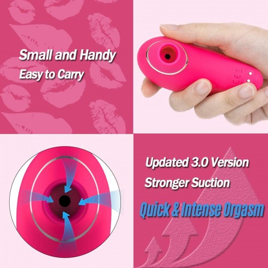 Sucking Vibrator Clitoral Sucker with 9 Frequencies Waterproof Sex Toy for Women India