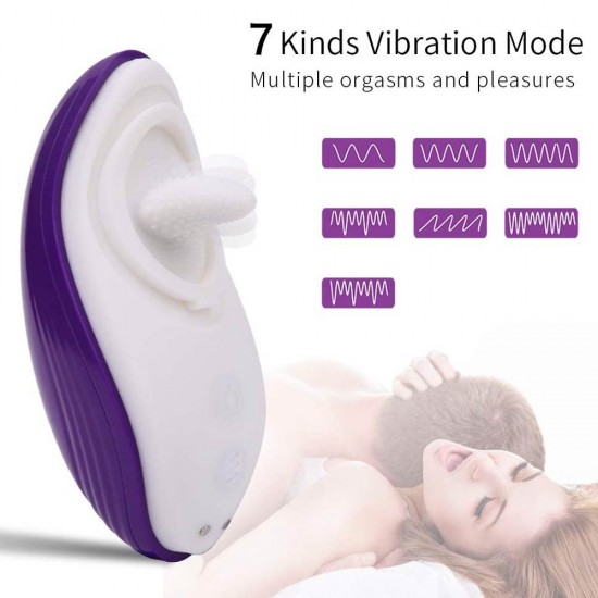 Clitoral Stimulator Silicone Tongue Vibrator Multi Speed Heatable Blowjob Orgasm Female Vibrator India