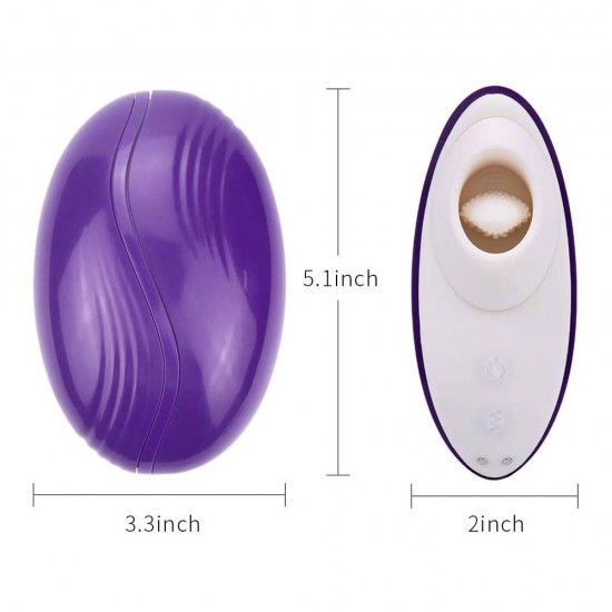 Clitoral Stimulator Silicone Tongue Vibrator Multi Speed Heatable Blowjob Orgasm Female Vibrator India