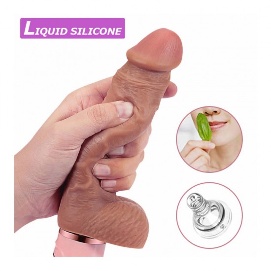 Automatic Thrusting Vibrating Dildo