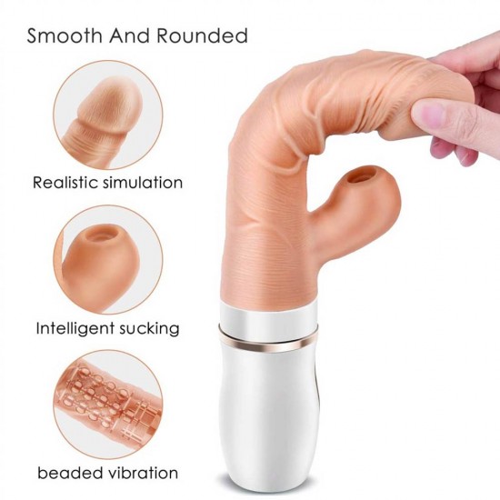 Vibrating Dildo Heating Thrusting G-spot Dildo 10 Vibrating Modes 3 Thrusting Speed Sex Toys for Women India