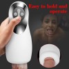 Vibrating Male Masturbator 3 Clamping Sucking Modes 10 Vibration Oral Sex Product Automatic Penis Toy India