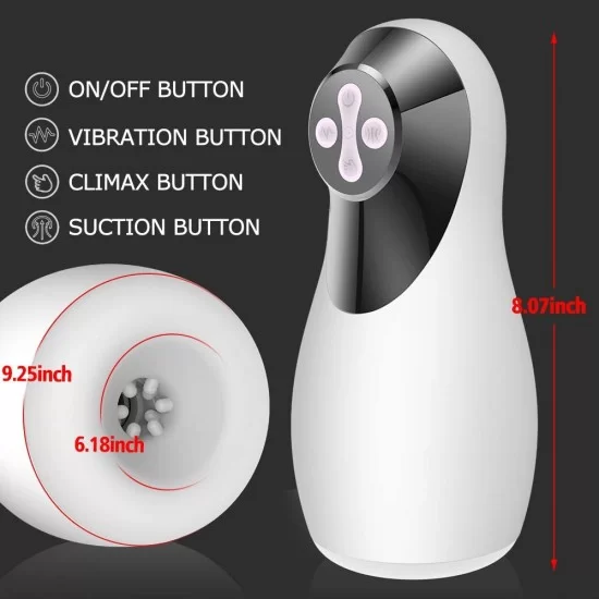 Vibrating Automatic Oral Masturbator 3 Clamping Sucking Modes 10 Vibration Vibrating Automatic Oral Masturbator 3 Clamping Sucking Modes 10 Vibration