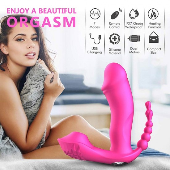 Vibrating Panty G Spot Sucking Vibrator Clitoral 7 Vibration Clitoral Stimulation Adult Toy for Women India