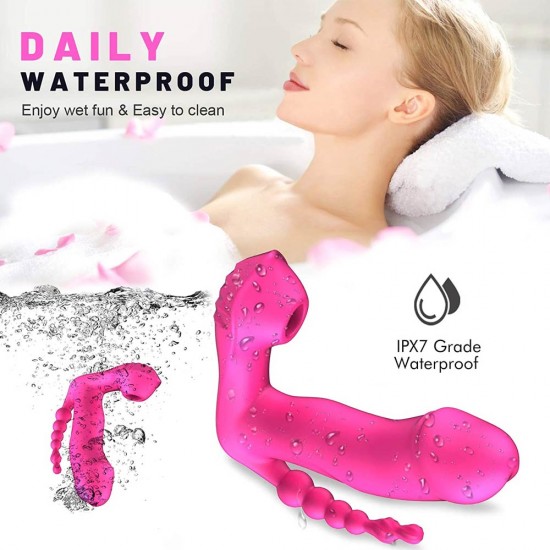 Vibrating Panty G Spot Sucking Vibrator Clitoral 7 Vibration Clitoral Stimulation Adult Toy for Women India