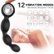 Vibrating Prostate Massager Anal Butt Plug Anal Vibrator Rechargeable Waterproof 12 Vibration Modes Anal Sex India