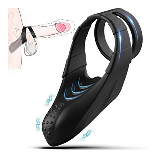 Vibrating Dual Cock Ring India Penis Ring Sex Toys For Male And Couples