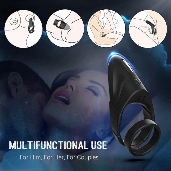 Vibrating Dual Cock Ring India Penis Ring Sex Toys For Male And Couples