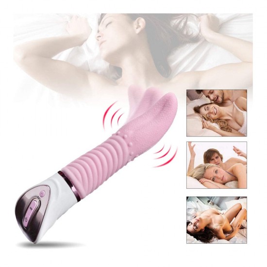 Vibrator Tongue G-Spot 10 Vibration Modes USB Rechargeable Sex Toy For Women India