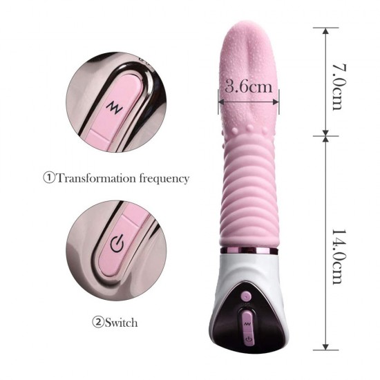 Vibrator Tongue G-Spot 10 Vibration Modes USB Rechargeable Sex Toy For Women India