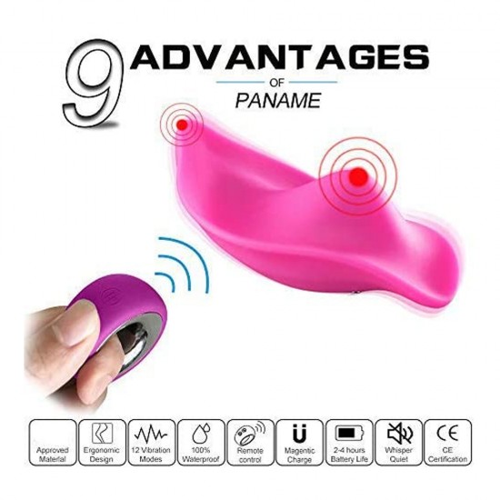 Wearable Wireless Vibrators 12 Vibration Patterns Waterproof