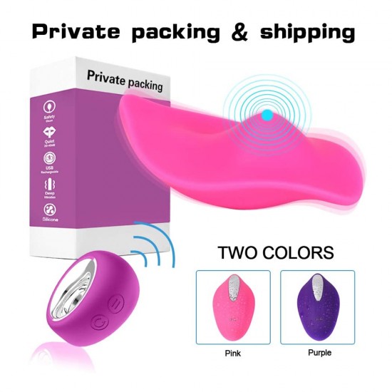 Wearable Wireless Vibrators 12 Vibration Patterns Waterproof