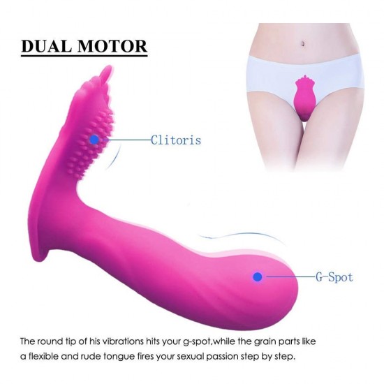 Wearable Clitoral & G-spot Vibe in Pink