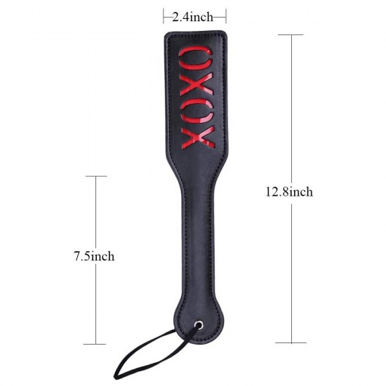 XOXO Spanking Paddle Faux Leather BDSM Sex Toys