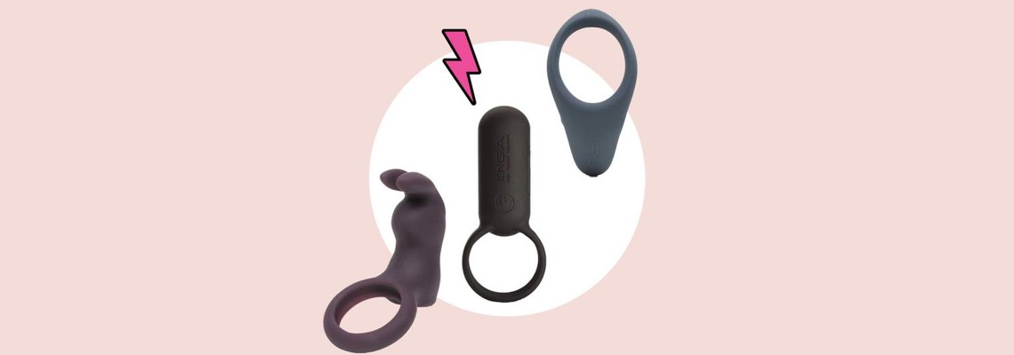 Silicone Cock Ring Adjustable Waterproof Vibrator Penis Ring