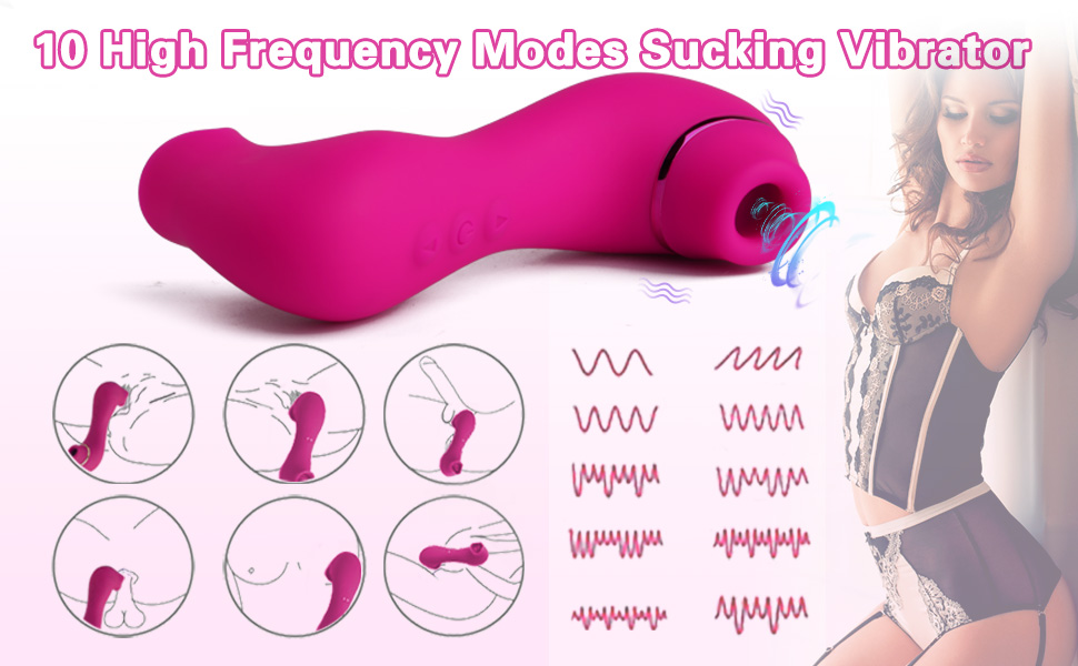 2 in 1 Clit Vibrator Sucking Sex Toy Clit Sucker for Women in India