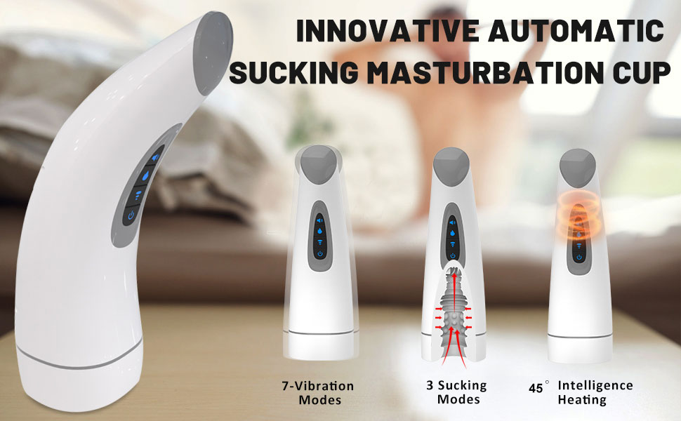 Automatic Male Masturbator 7 Modes Vibrating 3 Modes Sucking Heating Electric Pocket Pussy Realistic Blowjob Sex Toys India