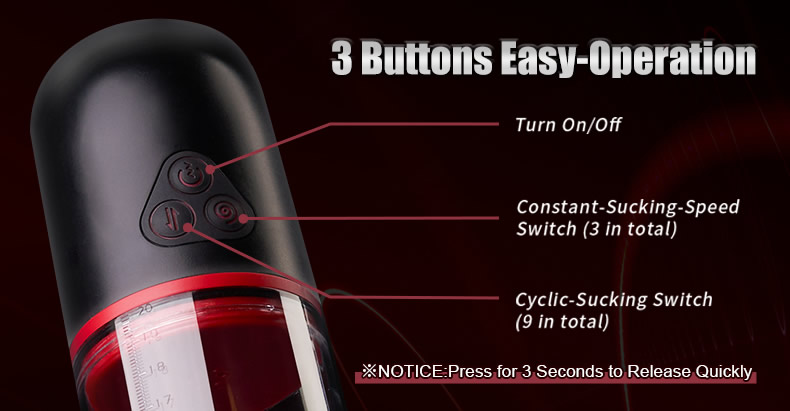 Vibration 9 Mode Suction Penis Pump